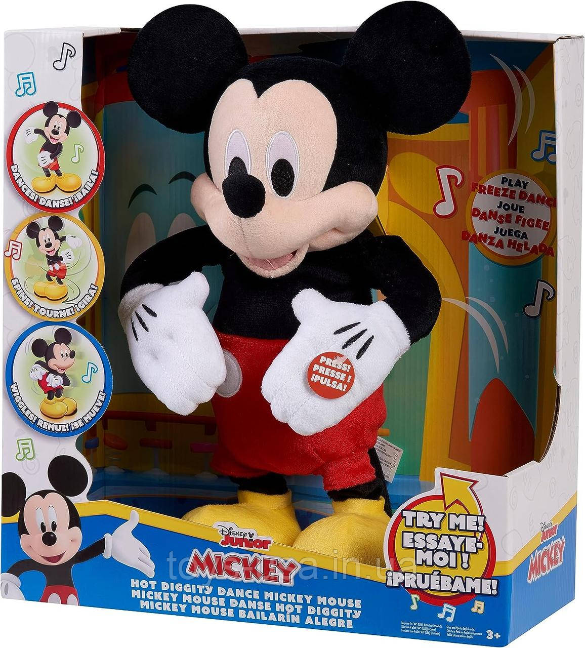 Інтерактивна плюшева лялька Міккі Маус Mickey Mouse Hot Diggity Dance & Play