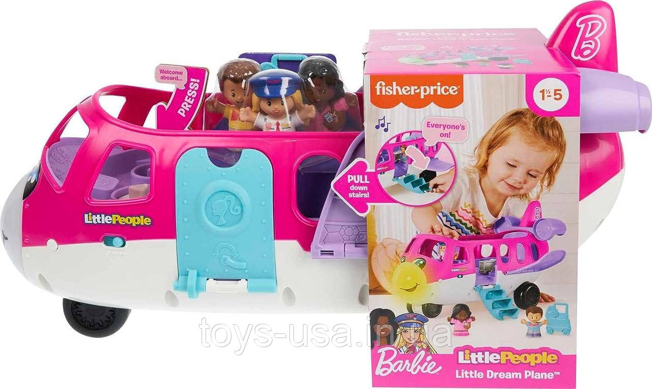 Іграшка маленький літак мрії Фішер Прайс Барбі Little People Barbie Toddler Toy Little Dream Plane