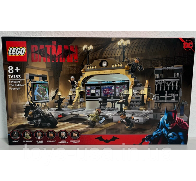 Лего Lego Super Heroes DC Batman 76183 Bath Cave Duel Riddler Бетпечера схоплення із Загадковиком