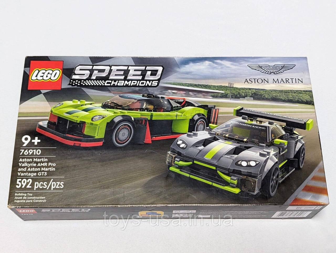 Лего Lego Speed Champions 76910 Aston Martin Valkyrie AMR Pro & Vantage GT3
