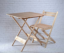 Стіл + стілець складаний набір для кавові. Столик і стільчик для пікніка та дачі.