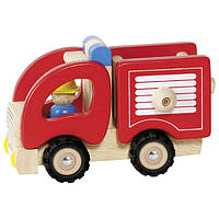 Goki Машинка деревянная Пожарная (красный) Shvidko - Порадуй Себя