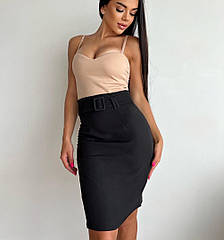 Стильна жіноча спідниця олівець 984 Розміри 42-44, 46- 48