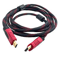 Кабель HDMI/HDMI 3 м черный с красным