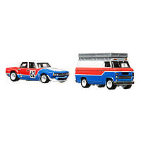 ​Ігровий набір Hot Wheels Car culture 70 Rover P6 Group 2 та транспортер HW Rally Hauler (FLF56/HKF45)