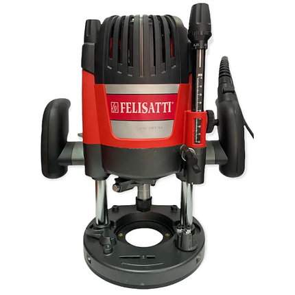 Потужний електричний ручний столярний фрезер FELISATTI ФМ-67/2200Е F61110 : 2200 Вт, 8 та 12 цанга, 21000 об/хв, фото 1