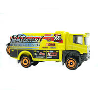 Машинка Hot Wheels Вантажівка-трейлер Scania rally truck (BFM60/GKC33)