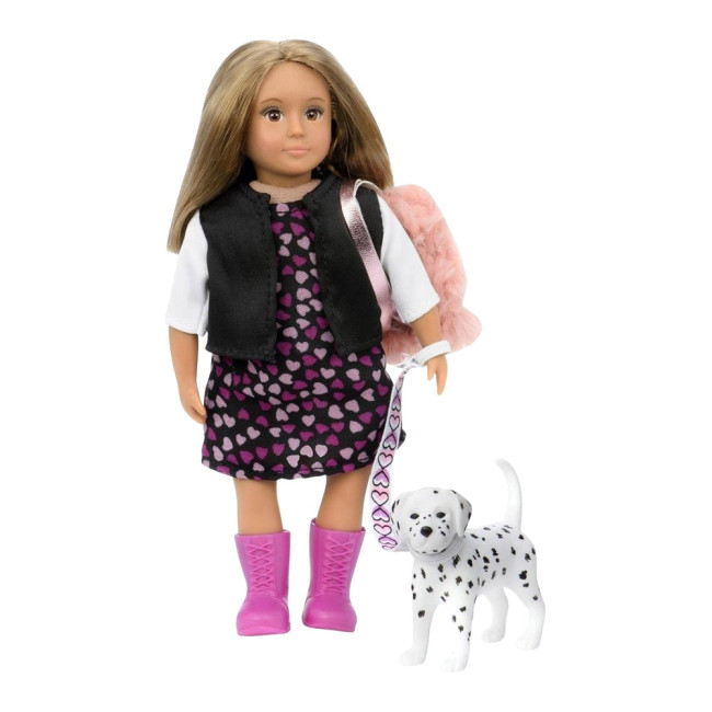 Лялька Lori Гіа та собачка долматинець 15 см (LO31058Z)