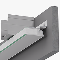 Профіль тіньового шва 7 мм біл