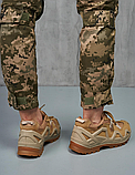 Тактичні демісезонні жіночі камуфляжні штани піксель з наколінниками, фото 3