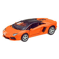 Автомодель Автопром Lamborghini avntador помаранчевого 1:43 (4313)