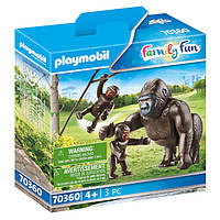 Конструктор Playmobil Family fun Горила з дитинчатами (70360)