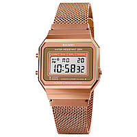 Женские женские часы для женщин на руку Skmei 1660RG Rose-Gold DBUY Жіночий електронний годинник для жінок на
