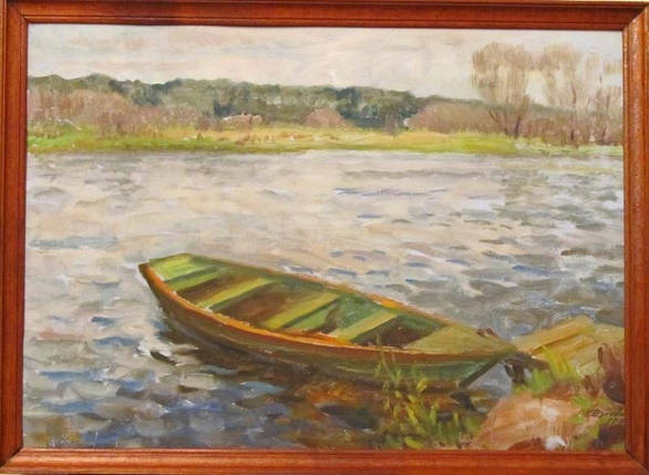 Картина Біля річки Дзюбан В. Ф. 1976 рік, фото 1