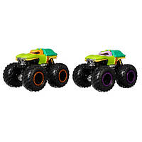 Набір машинок Hot Wheels Monster Trucks Michelangelo vs Donatello (FYJ64/HNX31)