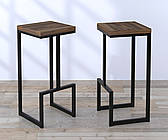 Барний стілець BS-3 LD Горіх Модена. Стільці барні для дому. Табурет високий для барної стійки