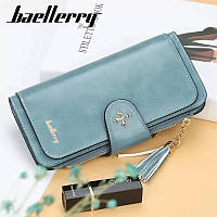 Стильный женский кошелек портмоне Baellerry N2341, бирюзовый 5451