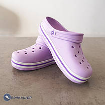 Жіночі крокси лавандового кольору, фото 5