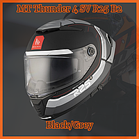 Шлем MT Thunder 4 SV R25 B2 Black/Grey, S