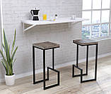 Барний стілець BS-3 LD Дуб Палена. Стільці барні для дому. Табурет високий для барної стійки, фото 2