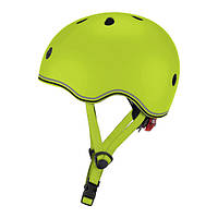 Захисний шолом Globber Evo light зелений із ліхтариком 45-51 см (506-106)