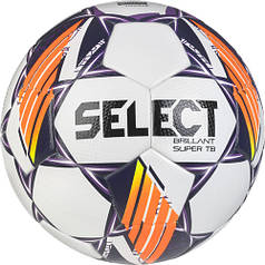 М'яч футбольний SELECT Brillant Super TB v24 (FIFA QUALITY PRO APPROVED) (009) біл/фіолет, 5