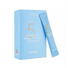 Пробник шампуню для об'єму волосся з пробіотиками MASIL 5 PROBIOTICS PERFECT VOLUME SHAMPOO — 8 мл