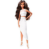Barbie Looks #1 GTD89 Лялька Барбі Брюнетка з хвилястим волоссям, фото 4