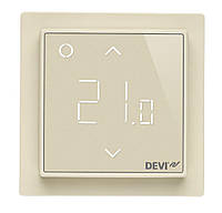 DEVI Терморегулятор Devireg Smart, +5...45 °C, электронный, Wi-Fi, встраиваемый, проводной датчик, 16A, 230V,