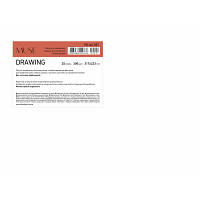 Бумага для рисования Школярик MUSE, A4 25 листов 150г/м2 термоусадочная пленка PD-A4-057 n