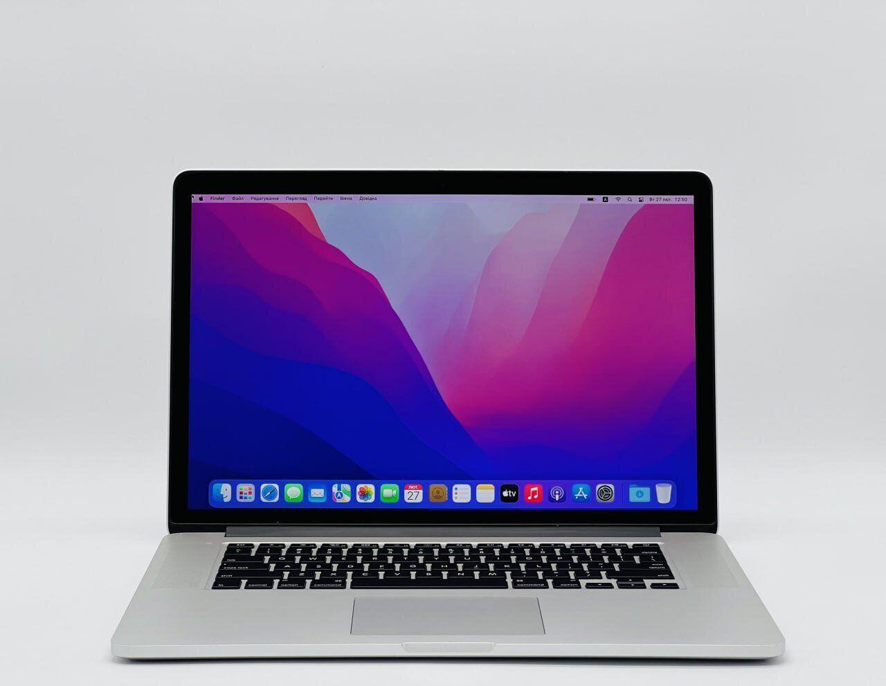 Б/в Ноутбук Apple MacBook Pro A1398 Retina 15.4" 2880x1800| Core i7-4770HQ| 16 GB RAM| 240 GB SSD| Iris Pro 5200