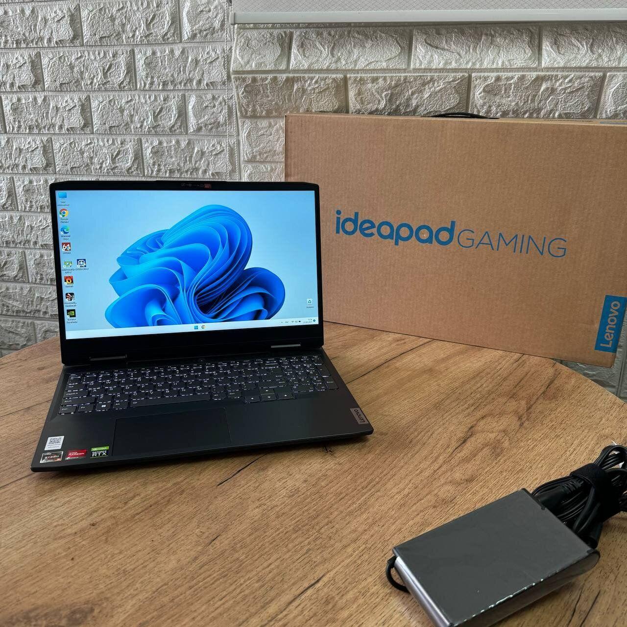 Новий ігровий ноутбук Lenovo IdeaPad Gaming 3 15ARH7 15.6" 1920x1080| Ryzen 5 6600H| 8GB RAM| 256GB SSD| RTX 3050 4GB