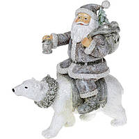 Фігура Santa Christmas Lantern grey BonaDi DP186310