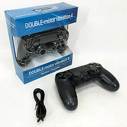 Джойстик DOUBLESHOCK для PS 4, бездротовий ігровий геймпад PS4/PC акумуляторний джойстик. TS-330 Колір чорний