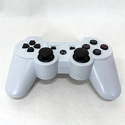 Бездротовий ігровий геймпад Doubleshock PS3/PC акумуляторний джойстик з функцією вібрації. SL-501 Колір: білий
