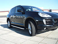 Боковые пороги BlackLine (2 шт., алюминий) для Porsche Cayenne 2003-2010 годов от PR