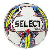 Футзальний м'яч SELECT Futsal Mimas (FIFA Basic) v22 біло-жовтий Уні 4 105343-365 4