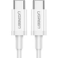 Дата кабель USB-C to USB-C 1.5m US264 18W ABS Cover White Ugreen 60519 n
