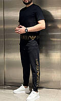 Мужской спортивный костюм штаны + футболка Armani