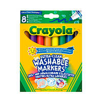 Набір фломастерів Crayola Широка лінія ultra-clean washable 8 шт (58-8328G)
