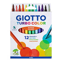 Фломастери Fila Giotto Turbo color 12 кольорів коробка (071400)