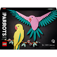 Конструктор LEGO Art Колекція фауни. Папуги Ара (31211)