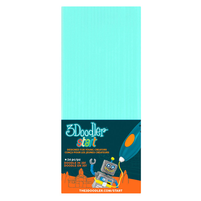 Набір стрижнів для 3D-ручки 3Doodler Start М'ятного кольору (3DS-ECO02-MINT-24)
