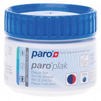 Таблетки для индикации зубного налета Paro Swiss plak 2-цветные 100 шт. 7610458012093 n