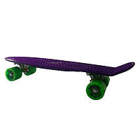 Скейт Go Travel Penny board фіолетовий із зеленим (LS-P2206PGS)