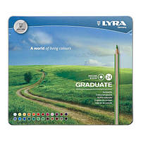 Олівці кольорові Fila Lyra Graduate 24 кольори (L2871240)