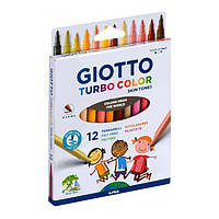 Фломастери Fila Giotto Turbo color skin tones 12 кольорів (526900)