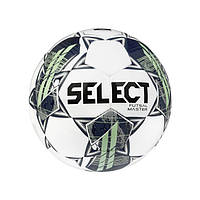 Футзальний м'яч Select Futsal Master v22 білий/зелений Уні 4 (104346-334-4)