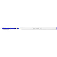 Ручка шариковая Bic Cristal Up с белым шестигранным корпусом Синяя bc949879 n