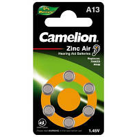 Батарейка PR48 / A13 Zinc-Air * 6 Camelion A13-BP6 n